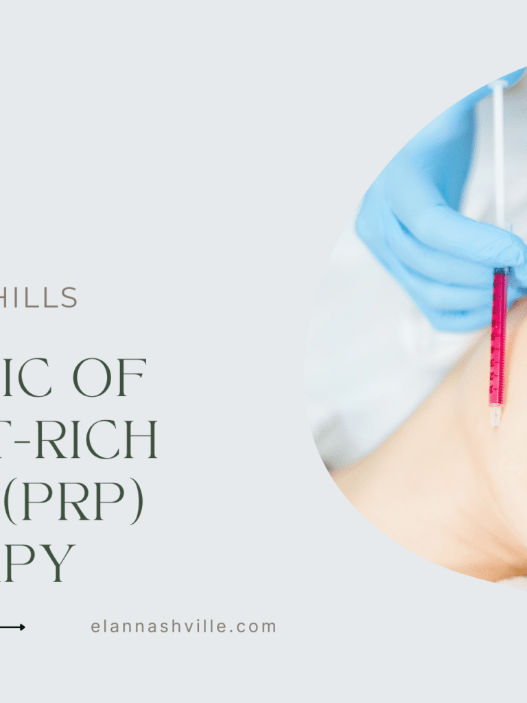 Unleashing Your Skin’s Potential: The Magic of Platelet-Rich Plasma (PRP) Therapy at Elan Skin